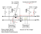 Adaptador de niveles para bus I2C (3,3V/5V)