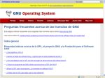 Preguntas frecuentes acerca de las licencias de GNU