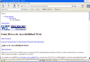 Guía Breve de Accesibilidad Web