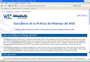 Guía Breve de la Política de Patentes del W3C