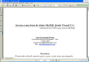 Acceder a MySQL desde Visual C++
