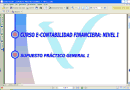 Curso de e-Contabilidad Financiera Nivel I