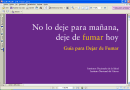 Guía para dejar de fumar