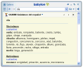Signum Sinónimos del español para Babylon
