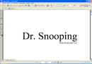 Guía del primer uso de Dr. Snooping