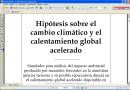 Cambio climático y calentamiento global acelerado