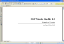 Manual de usuario de 3GP Movie Studio
