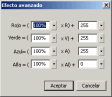 Efecto de sobreexposición de imágenes en Flash