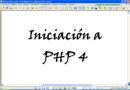 Iniciación a PHP 4