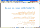 Reglas de Juego del Futsal