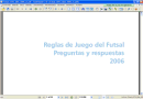 Reglas de Juego del Futsal  2020/21