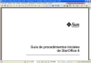 Guía de procedimientos iniciales de StarOffice 8