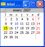 Mini Calendario 2007 v3