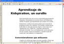 Aprendizaje de Kidspiration, un cursillo