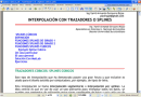 Interpolación con Trazadores o Splines