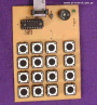 Teclado de 15 teclas con microcontrolador PIC16F628A