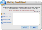 Find My Credit Card for U3