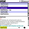 Diccionario General de la Lengua Española VOX v1.0