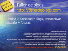 Taller de blogs: Unidad 2