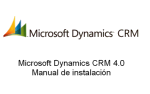 Manual de implementación de Microsoft Dynamics CRM v4.3.0
