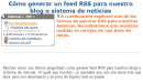 Cómo generar un feed RSS