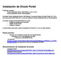 Instalación de Oracle Portal