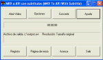 MKV To AVI con Subtítulos v3.2.1.1