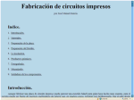 Fabricación de circuitos impresos