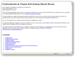 Postinstalación de Ubuntu 9.04 desktop (Jaunty Jackalope)