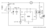 Luz intermitente de 220v/800w