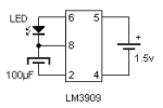 LED Intermitente de bajo consumo