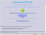 El Protocolo IPv6 (2ª Parte)