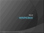 Manual básico del WinPic800