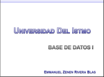 Conceptos de Base de Datos: Unidad 1