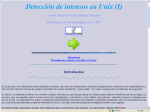 Deteccion de intrusos en Unix