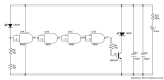 LED de bajo consumo con CMOS 4093